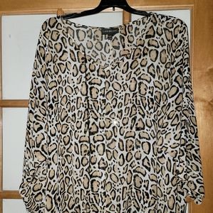 Leopard blouse